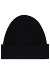 Hand Off Logo Wool Beanie Black - OFF WHITE - BALAAN 3