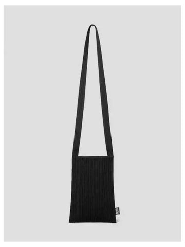 Pleated Please Crepe Knit Bag Black Domestic Product GM0024093015904 - ISSEY MIYAKE - BALAAN 1