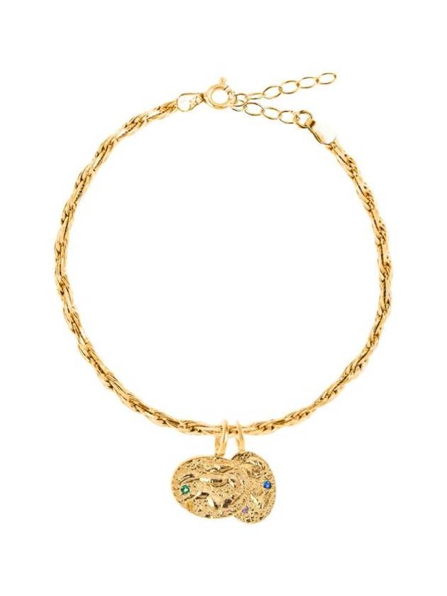 Hermina Athens Knossos Charm & Phaistos Cord Bracelet Accessories - HERMINA ATHENS - BALAAN 1