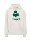 Miley Logo Cotton Hoodie Beige - ISABEL MARANT - BALAAN 2