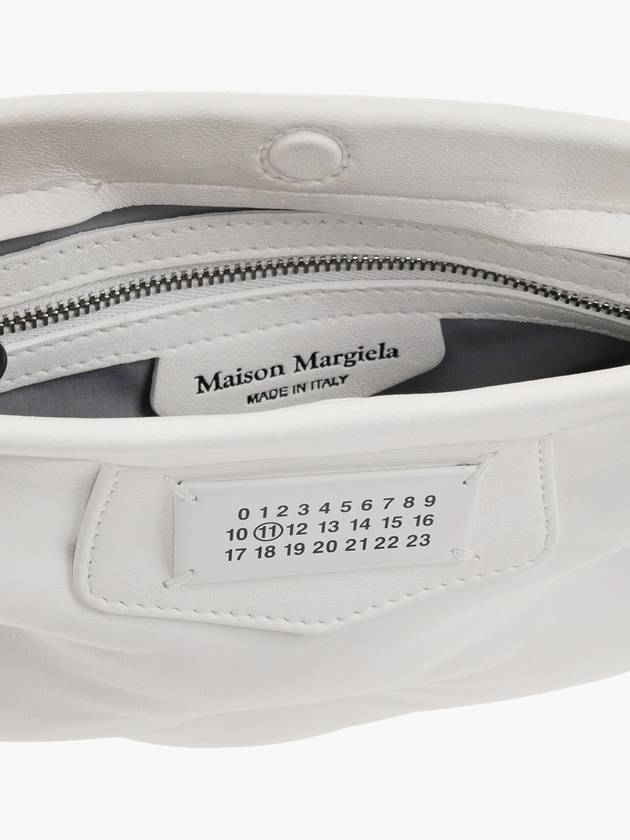 Glam Slam Flat Cross Bag White - MAISON MARGIELA - BALAAN 6