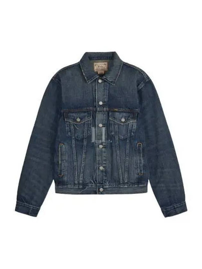 Icon Tracker Denim Jacket Blue - POLO RALPH LAUREN - BALAAN 2