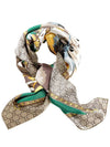 GG Flower Square Silk Scarf - GUCCI - BALAAN 2