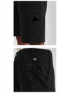 Wappen Patch Satin Stretch Half Shorts Black - CP COMPANY - BALAAN.