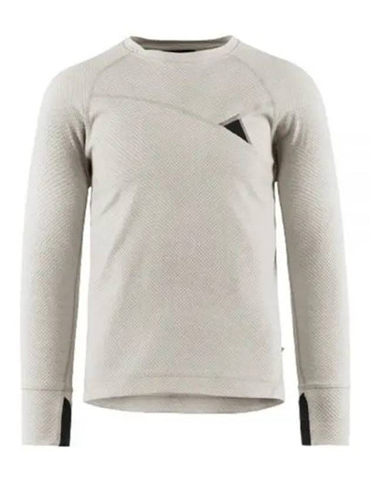 Men's Huge Crew Neck Long Sleeve T-Shirt White Clay - KLATTERMUSEN - BALAAN 2