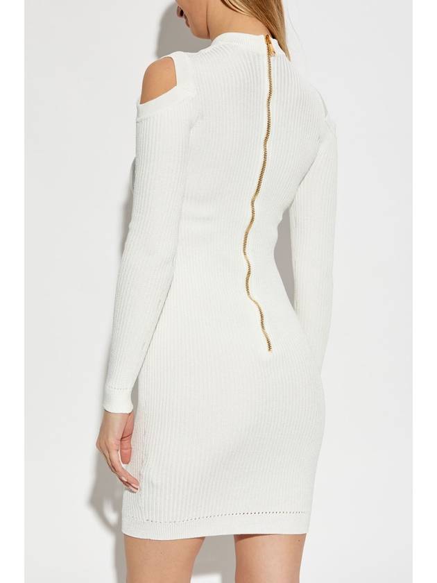 Balmain Fitted Dress, Women's, Cream - BALMAIN - BALAAN 4