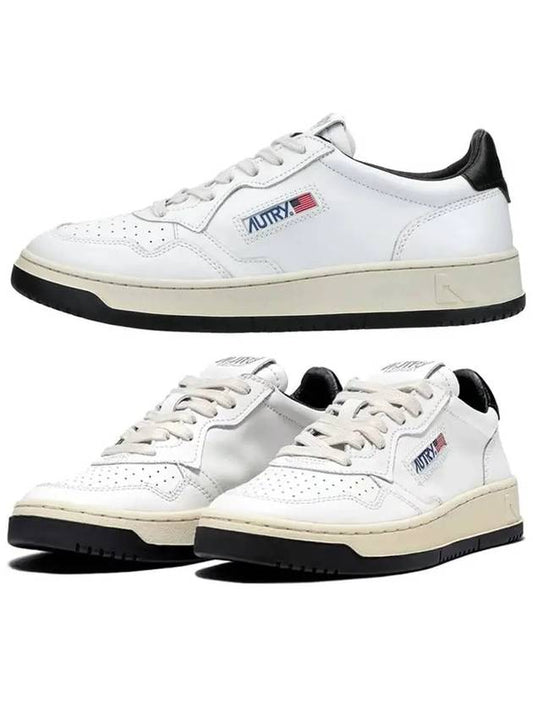 Medalist Leather Low Top Sneakers White - AUTRY - BALAAN 2